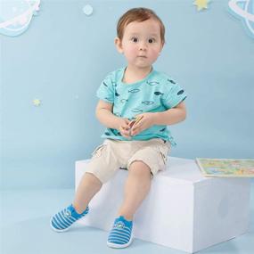 img 3 attached to Infant Sneakers Non Slip Walkers Months Apparel & Accessories Baby Boys and Shoes