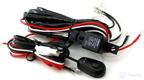 img 1 attached to 💡 Enhance Your Lighting System: iJDMTOY Universal Fit Relay Harness Wire Kit with LED Light ON/Off Switch for Fog Lights, Driving Lights, Xenon Headlights, LED Work Lights, and More