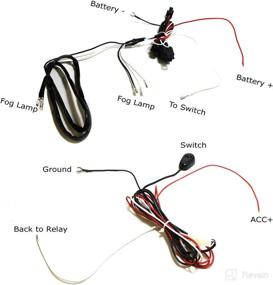 img 3 attached to 💡 Enhance Your Lighting System: iJDMTOY Universal Fit Relay Harness Wire Kit with LED Light ON/Off Switch for Fog Lights, Driving Lights, Xenon Headlights, LED Work Lights, and More