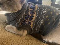 картинка 1 прикреплена к отзыву Cozy Winter Knit Sweater For Cats And Small Dogs - Soft, High-Stretch Pet Clothes By Evursua от William Nunes