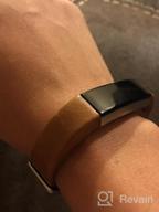 img 1 attached to Beyite Leather Bands: Perfect Fit For Fitbit Alta And Alta HR (5.5" - 8.1") review by Chris Shields