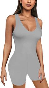 img 3 attached to 👗 XXTAXN Bodycon Sleeveless Jumpsuit Women's Clothing in Jumpsuits, Rompers & Overalls Category