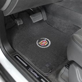 img 3 attached to 🚗 Lloyd Mats Cadillac CTS AWD Coupe (2011-2015) Ebony Velourtex Carpet Floor Mats with Cadillac Logo - 2 Piece Set