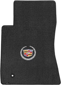 img 2 attached to 🚗 Lloyd Mats Cadillac CTS AWD Coupe (2011-2015) Ebony Velourtex Carpet Floor Mats with Cadillac Logo - 2 Piece Set