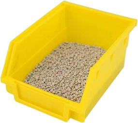 img 2 attached to POPETPOP Hamster Sand Bathroom - Large Chinchilla Dust Bath Container for Hamsters - Random Color and Size S: Toilet, Bathtub, and Sandbox in One!