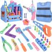 gifts2u toddler tool set for ages 2-4: 28pcs pretend play toys with toolbox, electric drill and vest - perfect toy toolkit for kids aged 3-5 years logo