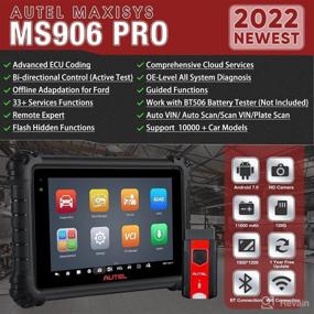 img 3 attached to 🧰 Autel MaxiSys MS906 Pro Scanner: Versatile ECU Coding & Bi-Directional Car Diagnostic Tool, 2022 Newest Version with MS906BT MK906BT MS906TS MS906, OE All System Diagnostics, 36+ Services - FCA AutoAuth Access