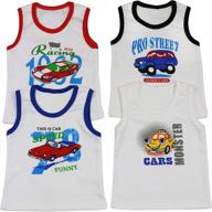 tobeinstyle boys pack double tank boys' clothing in tops, tees & shirts logo