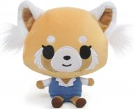 gund sanrio aggretsuko happy plush: must-have для любителей красной панды! логотип