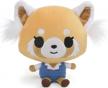 gund sanrio aggretsuko happy plush: a must-have for red panda lovers! logo