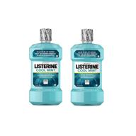 🦷 listerine antiseptic mouthwash for gingivitis care & fresh breath - oral rinse logo