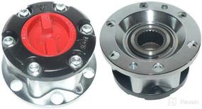 img 2 attached to 🔒 koxuyim Pair Free Wheel Locking Hub MT for Toyota HILUX LN167 LN166 RZN169 LN172 (2 Pack)