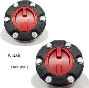 img 3 attached to 🔒 koxuyim Pair Free Wheel Locking Hub MT for Toyota HILUX LN167 LN166 RZN169 LN172 (2 Pack)