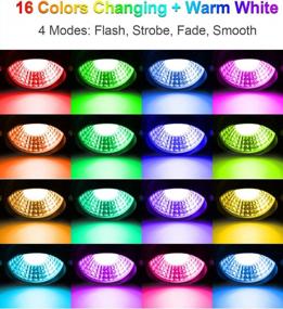 img 2 attached to Transform Your Yard With ZUCKEO'S 10-Pack RGB Color Changing Landscape Lighting – Remote Control, Waterproof And Easy To Install!