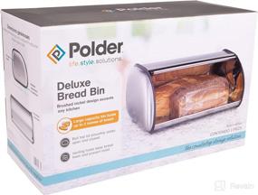 img 3 attached to Efficient Storage Solution: Polder Deluxe Countertop Bread Bin &amp; Storage