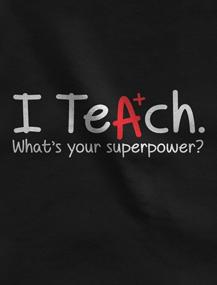 img 3 attached to Teacher Shirt I Teach Whats Your Superpower? Gift For Teacher V Neck Women Shirt