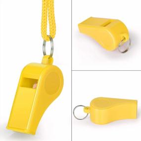 img 1 attached to Fya Whistle: громкий спортивный свисток со шнурком и ручкой для рта для тренеров, судей и экстренных случаев