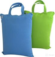 wet bag for baby and swimsuit - water & odor resistant, perfect wet dry bags for diaper bag and cloth diapers логотип