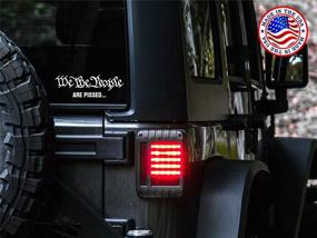 img 2 attached to 🤬 We The People are Pissed Vinyl Car Decal Sticker by Sunset Graphics & Decals - Constitution, Cars Trucks Vans Walls Laptop - White - 7.5 inches - Model #SGD000240