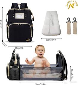 img 2 attached to Namsou Lims 16 9Inchx12 2Inchx9 8Inch Accessories NLDBP 1 Diapering and Diaper Bags