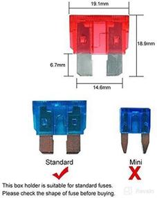 img 1 attached to 🔌 10-Way RV Fuse Block Blade Fuse Box with LED Indicator for Blown Fuse Protection Cover - 100 Amps Automotive Car Boat Marine Trike Junction Box