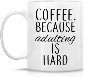 img 3 attached to Get Through The Day With A Smile: Retreez Funny Mug For Coffee Lovers - Perfect Sarcastic, Motivational, And Inspirational Gift For Any Occasion