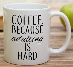 img 1 attached to Get Through The Day With A Smile: Retreez Funny Mug For Coffee Lovers - Perfect Sarcastic, Motivational, And Inspirational Gift For Any Occasion