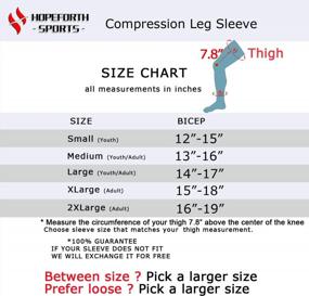 img 3 attached to 2 Pack Leg Sleeves - Compression, UV Protection & Warmers For Men/Women/Youth Basketball | HOPEFORTH