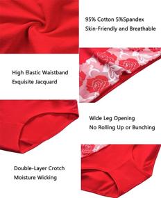 img 1 attached to HAVVIS Underwear Breathable Panties Multipack for Women's Lingerie, Sleep & Lounge Clothing
