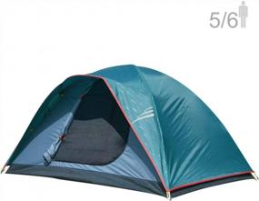 img 4 attached to NTK Oregon GT 5-6 Person 10X10Ft Outdoor Dome Tent: 100% Waterproof 2500Mm, Easy Setup & Durable Fabric Full Coverage Rainfly & Micro-Mesh