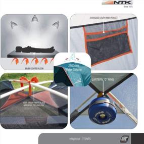 img 1 attached to NTK Oregon GT 5-6 Person 10X10Ft Outdoor Dome Tent: 100% Waterproof 2500Mm, Easy Setup & Durable Fabric Full Coverage Rainfly & Micro-Mesh
