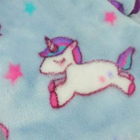 img 1 attached to 🦄 Pet Clothes for Small Dogs and Cats - Fitwarm Unicorn Pajama Coat Jumpsuit in Soft Velvet Purple