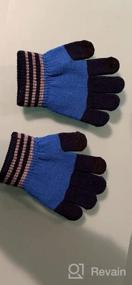 img 6 attached to Детские зимние перчатки: теплые и эластичные магические вязаные перчатки для мальчиков - MIG4U (3 или 6 пар)