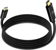 кабель usb c на mini displayport — совместим с dell xps 13 15, macbook pro, chromebook pixel и surface book 2 3 — кабель azlink 6 футов (1,8 м) type-c на mini dp логотип