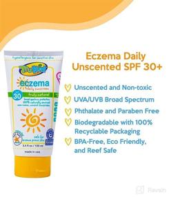 img 1 attached to 🌞 Trukid Soothing Skin (Eczema) Sunscreen SPF 30+ - UVA/UVB Protection, Safe for Sensitive Skin, All Natural Ingredients, Unscented (3.4 fl oz)