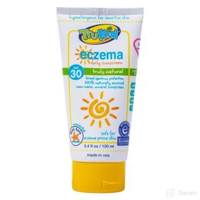 img 4 attached to 🌞 Trukid Soothing Skin (Eczema) Sunscreen SPF 30+ - UVA/UVB Protection, Safe for Sensitive Skin, All Natural Ingredients, Unscented (3.4 fl oz)