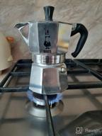 img 1 attached to Bialetti Moka Express: Authentic Stovetop Espresso Maker for Italian Coffee - 3 Cup (4.3 Oz - 130 Ml), Silver Aluminium review by Deva Raja (kamal) ᠌