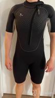 img 1 attached to Abahub Shorty Wetsuits For Men And Women - Perfect For Snorkeling, Surfing & Scuba Diving review by Gene Evans