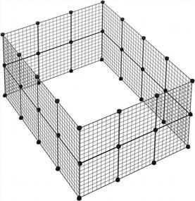 img 4 attached to Versatile And Portable DIY Pet Playpen For Small Animals - LANGRIA Metal Wire Cage For Guinea Pigs, Puppies And More