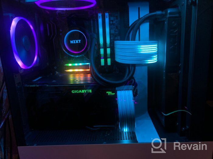 img 1 attached to 🌀 NZXT Kraken X62 280mm - CAM-Powered AIO Liquid Cooler with Infinity Mirror Design and Aer P140mm Radiator Fans review by Eunu Cha