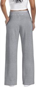 img 1 attached to Women'S Comfortable Open Bottom Sweatpants By Gildan