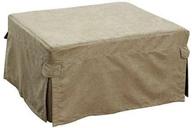 convertible sleeper ottoman with wheels and mattress - homcom portable folding bed for single guests in beige, ideal for bedroom and office logo