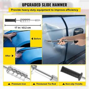 img 1 attached to 🚗 Mophorn Dent Puller Stud Welder Kit - 110V Spot Welder & 800 VA Dent Repair Kit with 1000 Nails for Car Body Panel