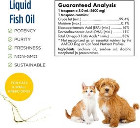 img 3 attached to 🐶 Nordic Naturals Omega-3 Pet, Unflavored - 2 oz - 304 mg Omega-3 Per mL - Fish Oil for Small Dogs & Cats EPA & DHA - Boosts Heart, Skin, Coat, Joint, & Immune Health