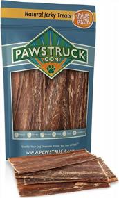 img 4 attached to Dog Jerky Treats (4"-6" Strips, 15 Pack) Joint Health 100% Beef Chews - Bulk, Gourmet Gullet Straps - Naturally Rich In Glucosamine & Chondroitin - Promotes Healthy Joints By USA Company