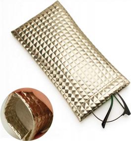 img 2 attached to Protect Your Glasses In Style With Vemiss 3-Pack Eyeglasses Pouches And Cleaning Cloths!