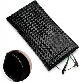 img 1 attached to Protect Your Glasses In Style With Vemiss 3-Pack Eyeglasses Pouches And Cleaning Cloths!