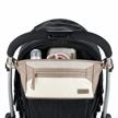 organize your stroller with itzy ritzy adjustable caddy - 2 built-in pockets, front zipper & fits most strollers! logo