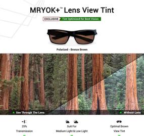 img 1 attached to Mryok Polarized Replacement Lenses Blender Men's Accessories ~ Sunglasses & Eyewear Accessories