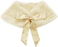 iefiel ribbon flower bolero: essential cold weather accessories for princess girls logo